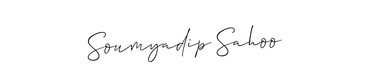 Also You can easily find your signature by using the search form. We will create Soumyadip Sahoo name handwritten signature images for you free of cost using Allison_Script sign style. Soumyadip Sahoo signature style 2 images and pictures png
