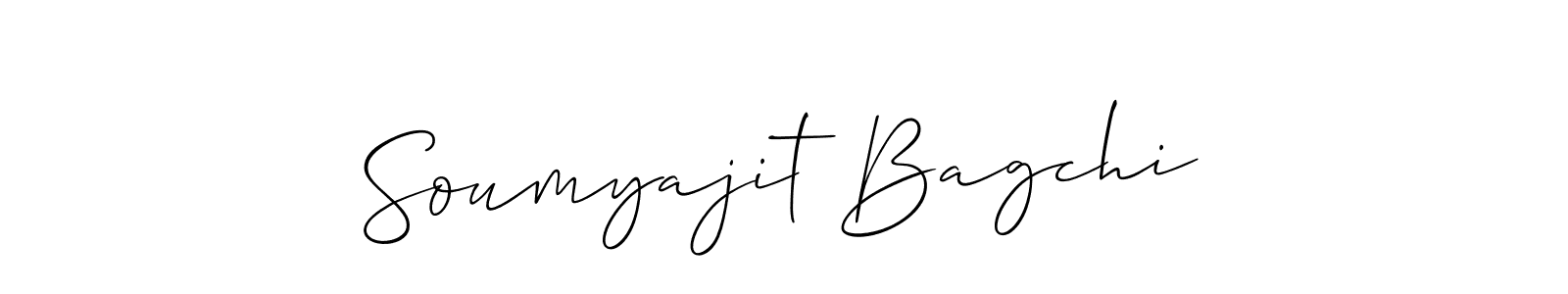 Make a beautiful signature design for name Soumyajit Bagchi. Use this online signature maker to create a handwritten signature for free. Soumyajit Bagchi signature style 2 images and pictures png