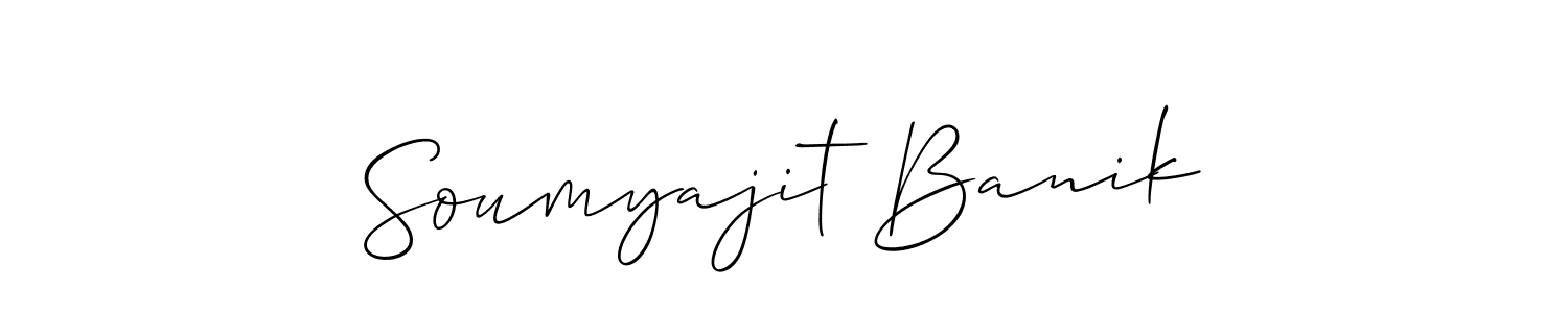 Make a beautiful signature design for name Soumyajit Banik. Use this online signature maker to create a handwritten signature for free. Soumyajit Banik signature style 2 images and pictures png