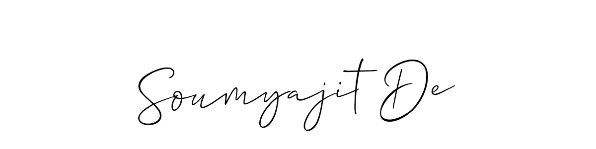 This is the best signature style for the Soumyajit De name. Also you like these signature font (Allison_Script). Mix name signature. Soumyajit De signature style 2 images and pictures png