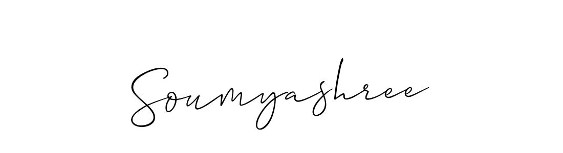 Make a short Soumyashree signature style. Manage your documents anywhere anytime using Allison_Script. Create and add eSignatures, submit forms, share and send files easily. Soumyashree signature style 2 images and pictures png