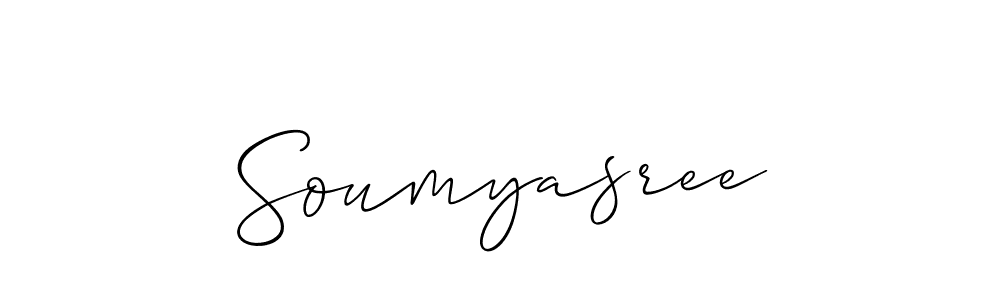 if you are searching for the best signature style for your name Soumyasree. so please give up your signature search. here we have designed multiple signature styles  using Allison_Script. Soumyasree signature style 2 images and pictures png
