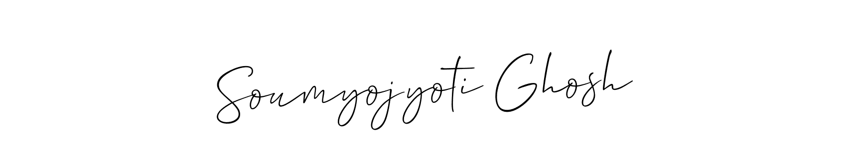 Also You can easily find your signature by using the search form. We will create Soumyojyoti Ghosh name handwritten signature images for you free of cost using Allison_Script sign style. Soumyojyoti Ghosh signature style 2 images and pictures png