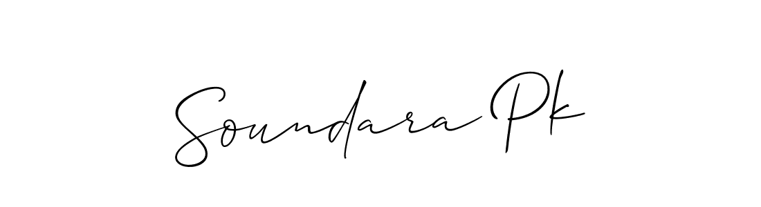 Best and Professional Signature Style for Soundara Pk. Allison_Script Best Signature Style Collection. Soundara Pk signature style 2 images and pictures png