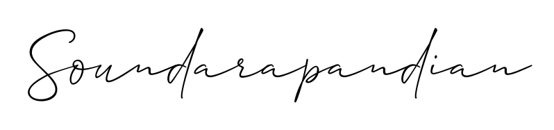 Personalize your online presence with Soundarapandian signature rendered in elegant Allison_Script font. Great for website footers and blogs. Soundarapandian signature style 2 images and pictures png
