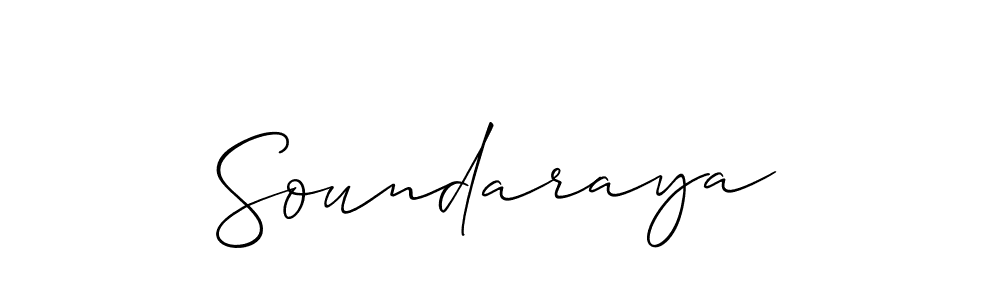 Create a beautiful signature design for name Soundaraya. With this signature (Allison_Script) fonts, you can make a handwritten signature for free. Soundaraya signature style 2 images and pictures png