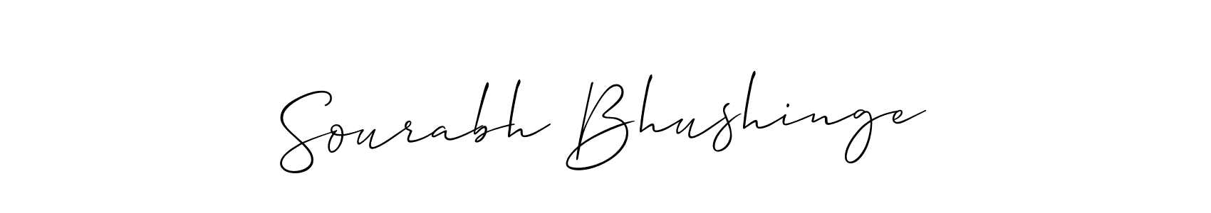 How to Draw Sourabh Bhushinge signature style? Allison_Script is a latest design signature styles for name Sourabh Bhushinge. Sourabh Bhushinge signature style 2 images and pictures png