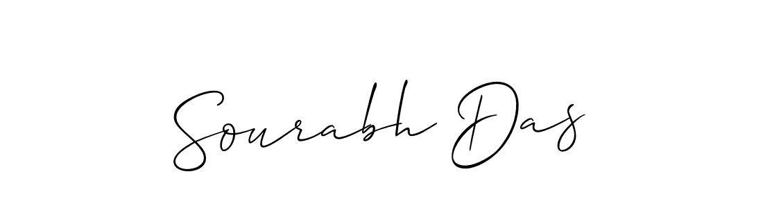 Also we have Sourabh Das name is the best signature style. Create professional handwritten signature collection using Allison_Script autograph style. Sourabh Das signature style 2 images and pictures png