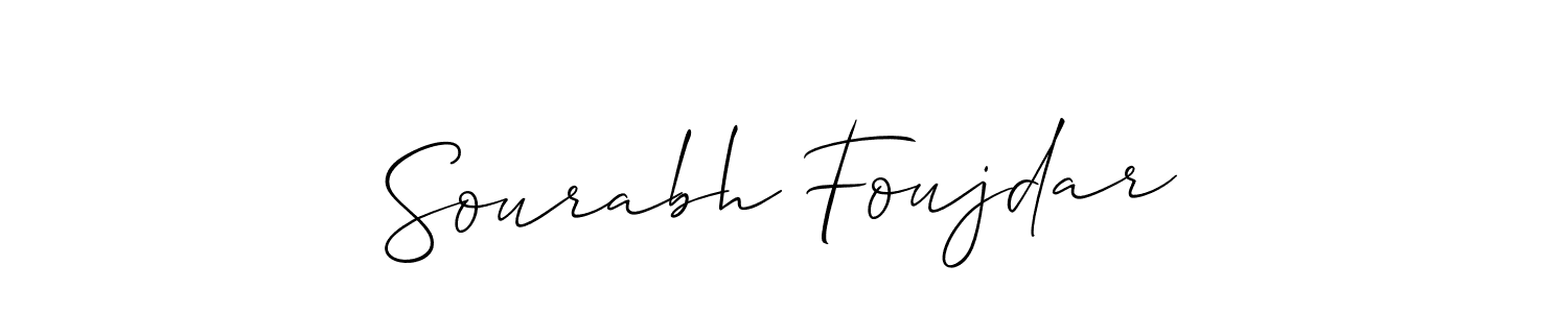 if you are searching for the best signature style for your name Sourabh Foujdar. so please give up your signature search. here we have designed multiple signature styles  using Allison_Script. Sourabh Foujdar signature style 2 images and pictures png