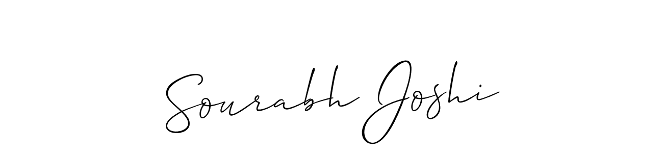 Best and Professional Signature Style for Sourabh Joshi. Allison_Script Best Signature Style Collection. Sourabh Joshi signature style 2 images and pictures png