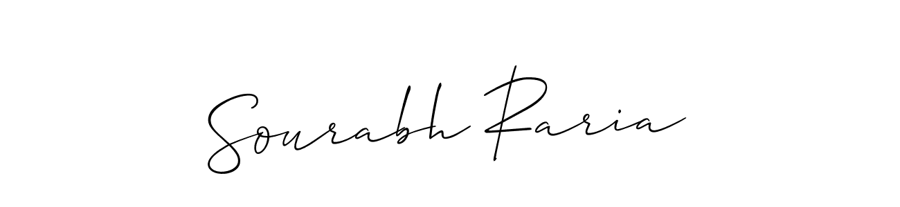 It looks lik you need a new signature style for name Sourabh Raria. Design unique handwritten (Allison_Script) signature with our free signature maker in just a few clicks. Sourabh Raria signature style 2 images and pictures png
