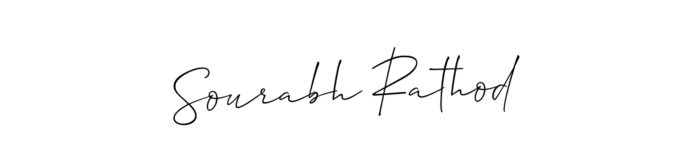 How to Draw Sourabh Rathod signature style? Allison_Script is a latest design signature styles for name Sourabh Rathod. Sourabh Rathod signature style 2 images and pictures png