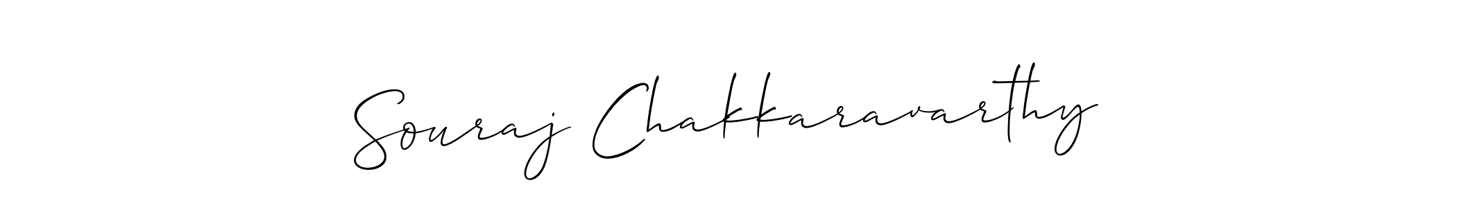 Souraj Chakkaravarthy stylish signature style. Best Handwritten Sign (Allison_Script) for my name. Handwritten Signature Collection Ideas for my name Souraj Chakkaravarthy. Souraj Chakkaravarthy signature style 2 images and pictures png