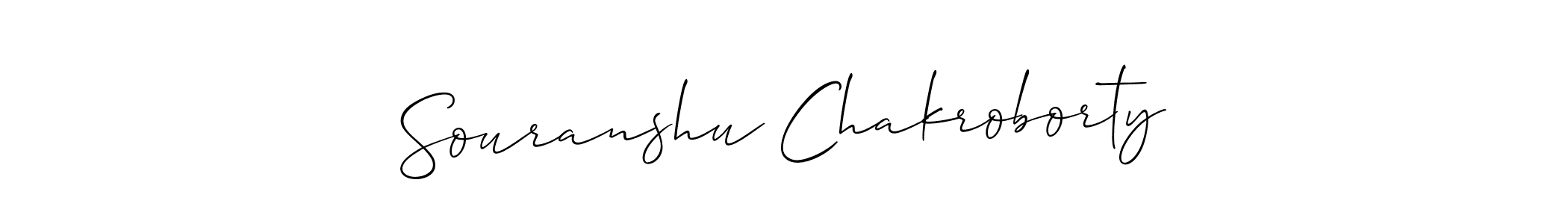 Allison_Script is a professional signature style that is perfect for those who want to add a touch of class to their signature. It is also a great choice for those who want to make their signature more unique. Get Souranshu Chakroborty name to fancy signature for free. Souranshu Chakroborty signature style 2 images and pictures png