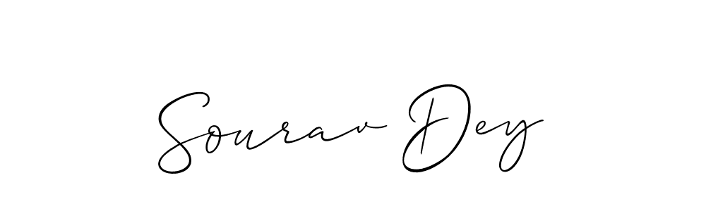 It looks lik you need a new signature style for name Sourav Dey. Design unique handwritten (Allison_Script) signature with our free signature maker in just a few clicks. Sourav Dey signature style 2 images and pictures png