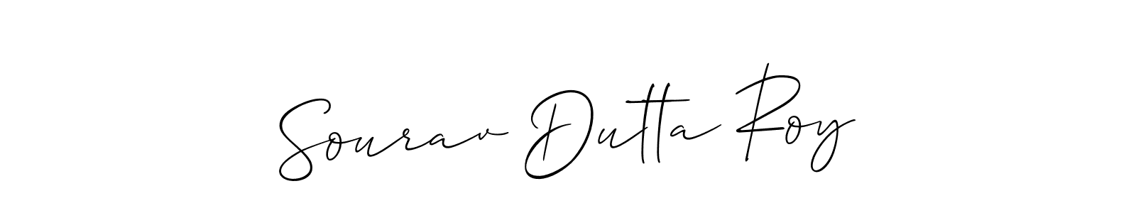 You should practise on your own different ways (Allison_Script) to write your name (Sourav Dutta Roy) in signature. don't let someone else do it for you. Sourav Dutta Roy signature style 2 images and pictures png