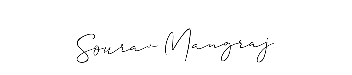 Make a short Sourav Mangraj signature style. Manage your documents anywhere anytime using Allison_Script. Create and add eSignatures, submit forms, share and send files easily. Sourav Mangraj signature style 2 images and pictures png