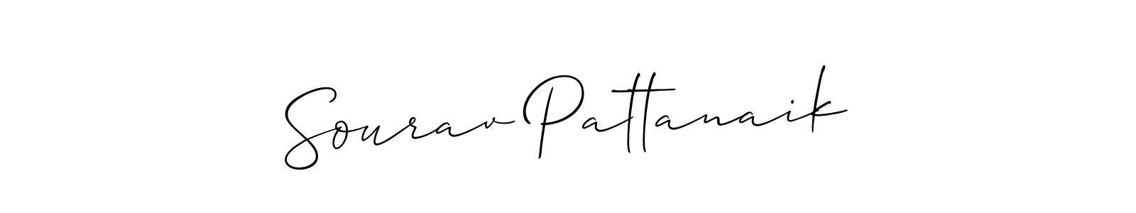 Make a beautiful signature design for name Sourav Pattanaik. With this signature (Allison_Script) style, you can create a handwritten signature for free. Sourav Pattanaik signature style 2 images and pictures png