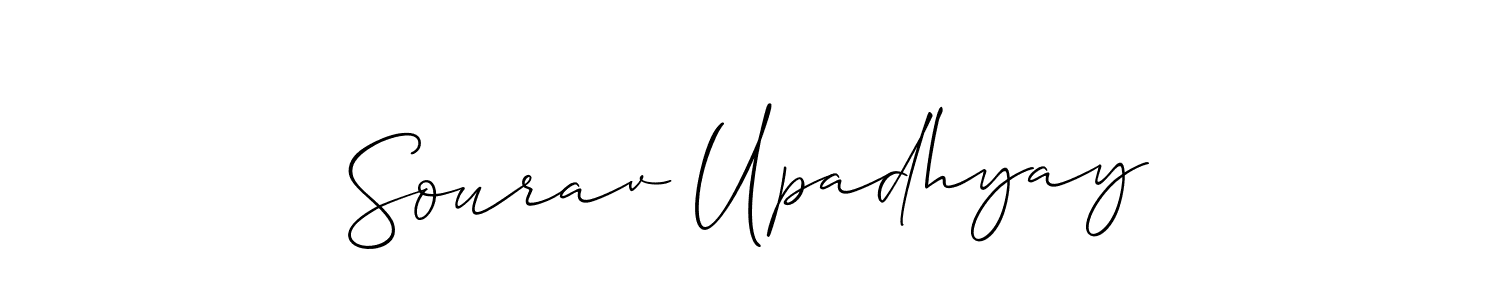 It looks lik you need a new signature style for name Sourav Upadhyay. Design unique handwritten (Allison_Script) signature with our free signature maker in just a few clicks. Sourav Upadhyay signature style 2 images and pictures png