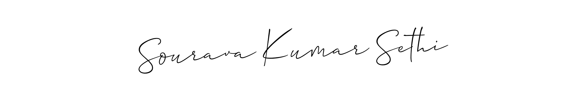 Sourava Kumar Sethi stylish signature style. Best Handwritten Sign (Allison_Script) for my name. Handwritten Signature Collection Ideas for my name Sourava Kumar Sethi. Sourava Kumar Sethi signature style 2 images and pictures png