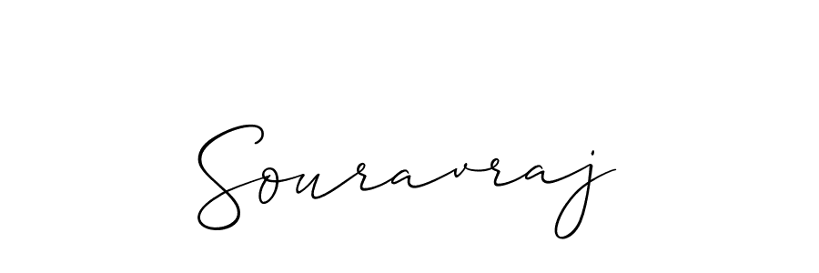 How to make Souravraj name signature. Use Allison_Script style for creating short signs online. This is the latest handwritten sign. Souravraj signature style 2 images and pictures png