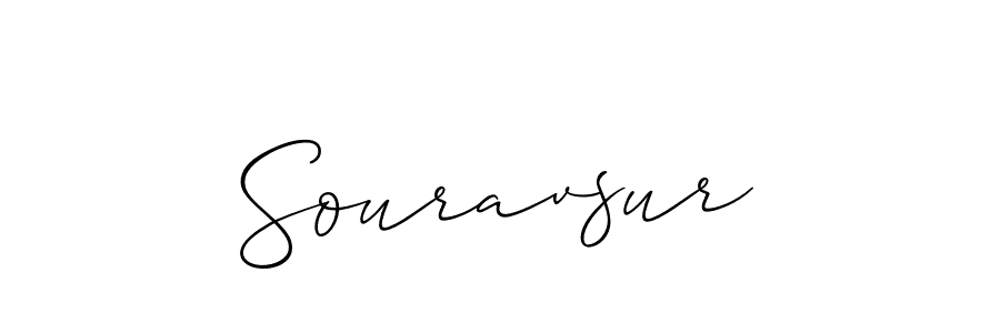 Create a beautiful signature design for name Souravsur. With this signature (Allison_Script) fonts, you can make a handwritten signature for free. Souravsur signature style 2 images and pictures png