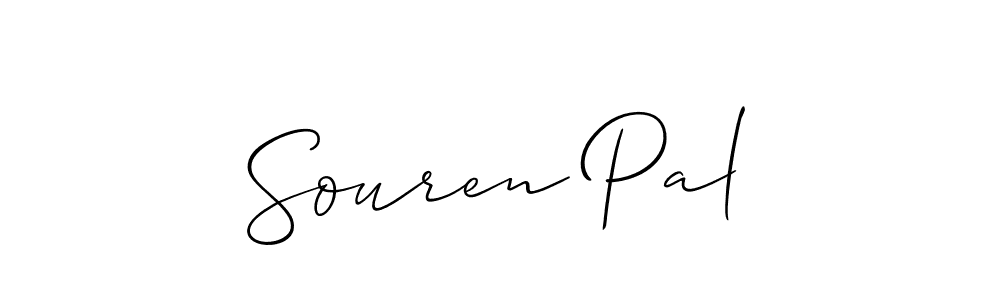 Allison_Script is a professional signature style that is perfect for those who want to add a touch of class to their signature. It is also a great choice for those who want to make their signature more unique. Get Souren Pal name to fancy signature for free. Souren Pal signature style 2 images and pictures png