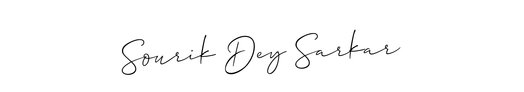 You should practise on your own different ways (Allison_Script) to write your name (Sourik Dey Sarkar) in signature. don't let someone else do it for you. Sourik Dey Sarkar signature style 2 images and pictures png