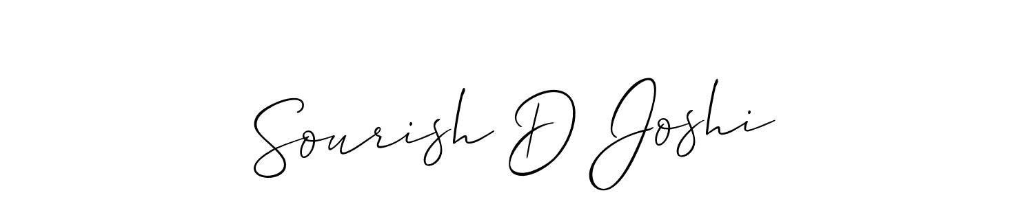 Similarly Allison_Script is the best handwritten signature design. Signature creator online .You can use it as an online autograph creator for name Sourish D Joshi. Sourish D Joshi signature style 2 images and pictures png