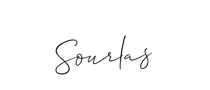 Make a beautiful signature design for name Sourlas. Use this online signature maker to create a handwritten signature for free. Sourlas signature style 2 images and pictures png