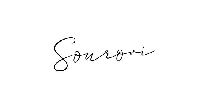 Best and Professional Signature Style for Sourovi. Allison_Script Best Signature Style Collection. Sourovi signature style 2 images and pictures png