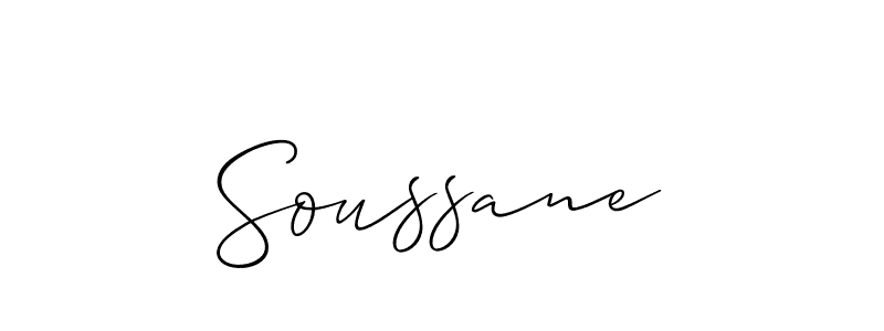 Best and Professional Signature Style for Soussane. Allison_Script Best Signature Style Collection. Soussane signature style 2 images and pictures png