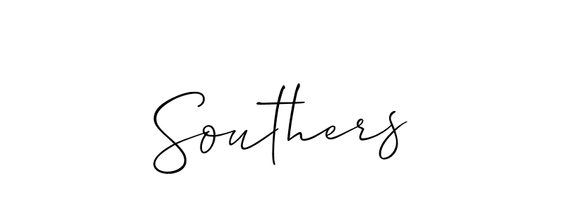 if you are searching for the best signature style for your name Southers. so please give up your signature search. here we have designed multiple signature styles  using Allison_Script. Southers signature style 2 images and pictures png