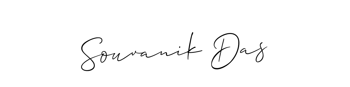 Create a beautiful signature design for name Souvanik Das. With this signature (Allison_Script) fonts, you can make a handwritten signature for free. Souvanik Das signature style 2 images and pictures png