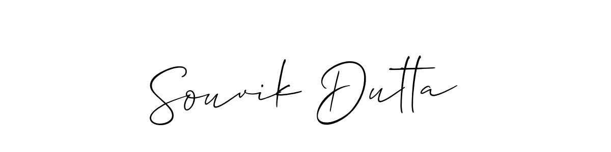 Also we have Souvik Dutta name is the best signature style. Create professional handwritten signature collection using Allison_Script autograph style. Souvik Dutta signature style 2 images and pictures png