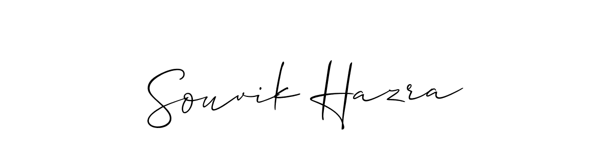 Souvik Hazra stylish signature style. Best Handwritten Sign (Allison_Script) for my name. Handwritten Signature Collection Ideas for my name Souvik Hazra. Souvik Hazra signature style 2 images and pictures png