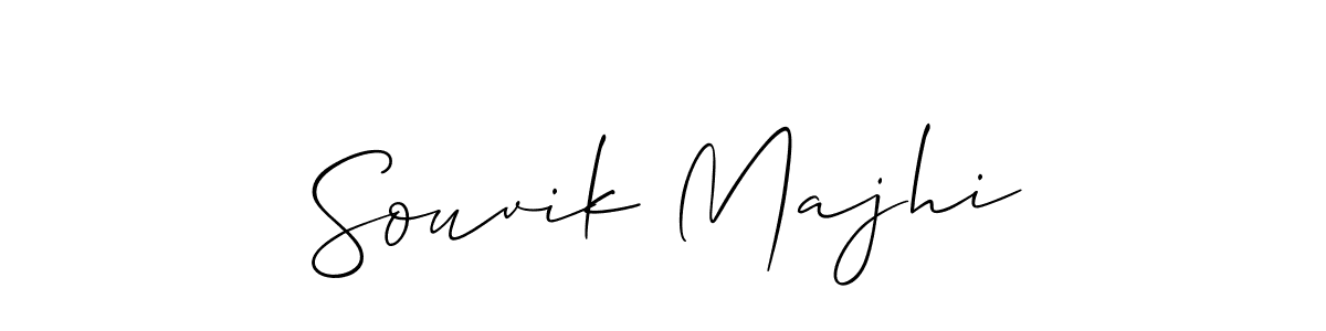 Souvik Majhi stylish signature style. Best Handwritten Sign (Allison_Script) for my name. Handwritten Signature Collection Ideas for my name Souvik Majhi. Souvik Majhi signature style 2 images and pictures png