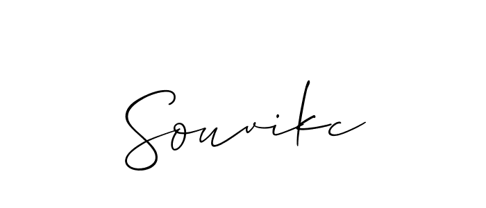 Create a beautiful signature design for name Souvikc. With this signature (Allison_Script) fonts, you can make a handwritten signature for free. Souvikc signature style 2 images and pictures png