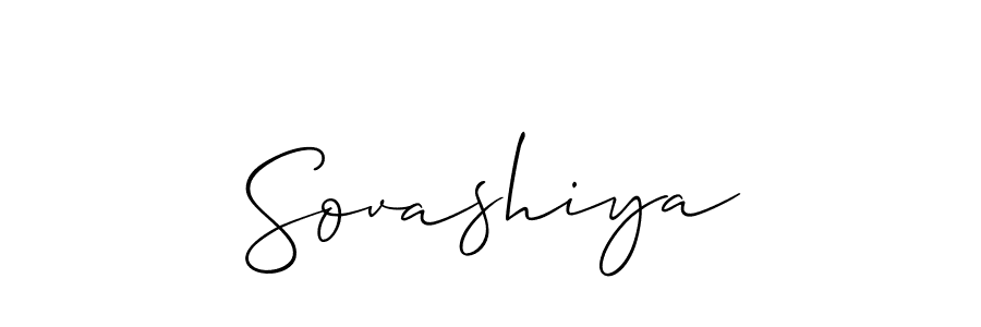 How to make Sovashiya name signature. Use Allison_Script style for creating short signs online. This is the latest handwritten sign. Sovashiya signature style 2 images and pictures png