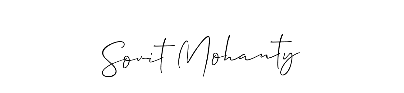 Also we have Sovit Mohanty name is the best signature style. Create professional handwritten signature collection using Allison_Script autograph style. Sovit Mohanty signature style 2 images and pictures png