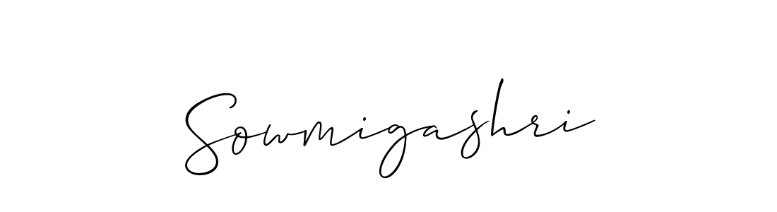 You should practise on your own different ways (Allison_Script) to write your name (Sowmigashri) in signature. don't let someone else do it for you. Sowmigashri signature style 2 images and pictures png