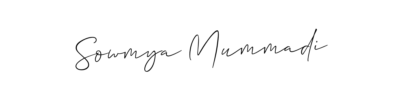 This is the best signature style for the Sowmya Mummadi name. Also you like these signature font (Allison_Script). Mix name signature. Sowmya Mummadi signature style 2 images and pictures png
