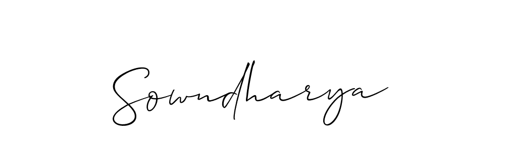 if you are searching for the best signature style for your name Sowndharya. so please give up your signature search. here we have designed multiple signature styles  using Allison_Script. Sowndharya signature style 2 images and pictures png