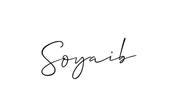 if you are searching for the best signature style for your name Soyaib. so please give up your signature search. here we have designed multiple signature styles  using Allison_Script. Soyaib signature style 2 images and pictures png