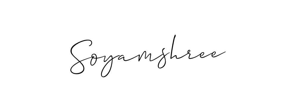 Best and Professional Signature Style for Soyamshree. Allison_Script Best Signature Style Collection. Soyamshree signature style 2 images and pictures png