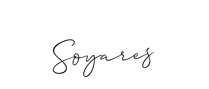 Make a short Soyares signature style. Manage your documents anywhere anytime using Allison_Script. Create and add eSignatures, submit forms, share and send files easily. Soyares signature style 2 images and pictures png