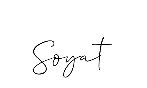 Make a short Soyat signature style. Manage your documents anywhere anytime using Allison_Script. Create and add eSignatures, submit forms, share and send files easily. Soyat signature style 2 images and pictures png