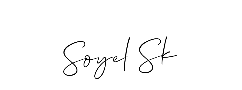 Best and Professional Signature Style for Soyel Sk. Allison_Script Best Signature Style Collection. Soyel Sk signature style 2 images and pictures png