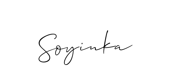 Make a beautiful signature design for name Soyinka. Use this online signature maker to create a handwritten signature for free. Soyinka signature style 2 images and pictures png