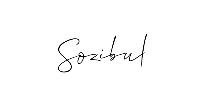 Best and Professional Signature Style for Sozibul. Allison_Script Best Signature Style Collection. Sozibul signature style 2 images and pictures png